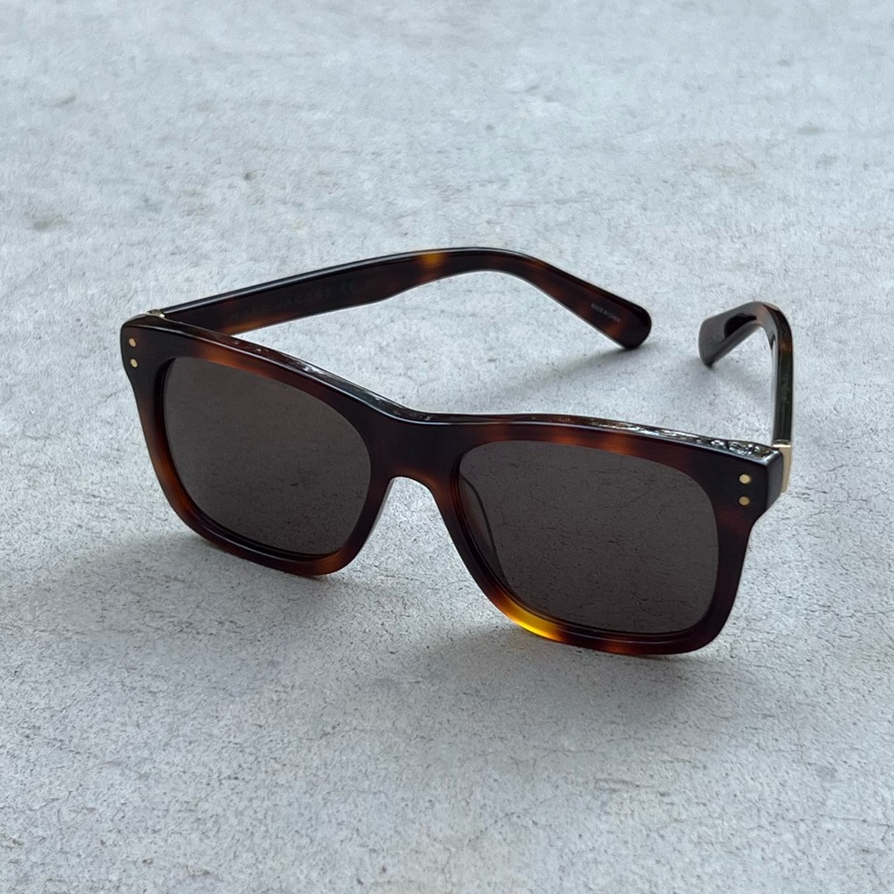 Little Marc Jacobs Tortoise Brown Square Sunglasses Kids’ Unisex